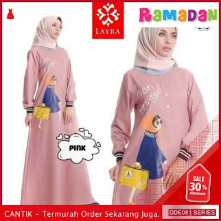 DDE081H33 Hot Produk Dress Disy Lebaran Black 2019 Ro BMGShop