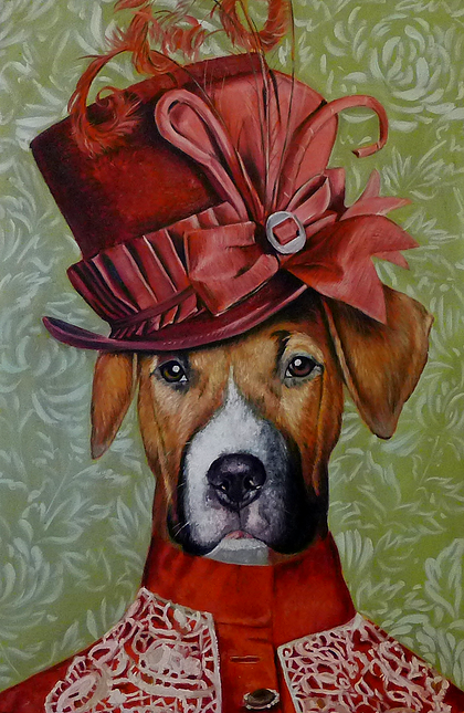 12-The-Victorian-Splendid-Beast-Your-Animal-Friend-on-an-Oil-Painting-www-designstack-co