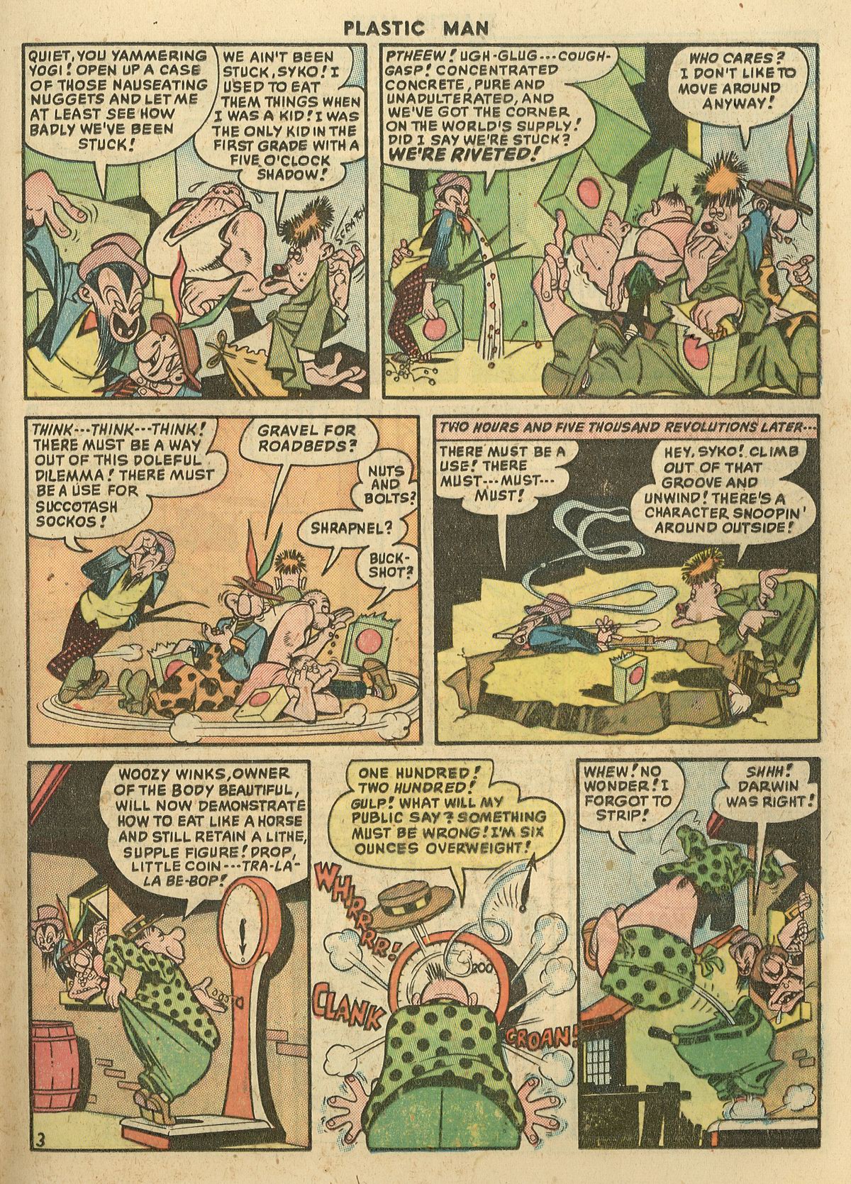 Read online Plastic Man (1943) comic -  Issue #22 - 25