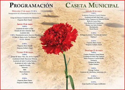 PROGRAMACIÓN DE LA CASETA MUNICIPAL - FERIA DE DOS HERMANAS 2017 PROGRAMACIÓN DE LA CASETA MUNICIPAL - FERIA DE DOS HERMANAS 2017