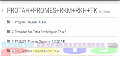 Administrasi Prota Prosem Rkh Tk A Semester 1 Dan 2 2020