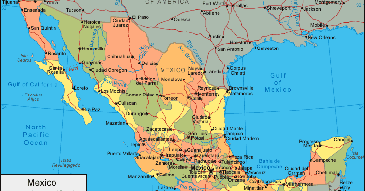 Mexico Map 