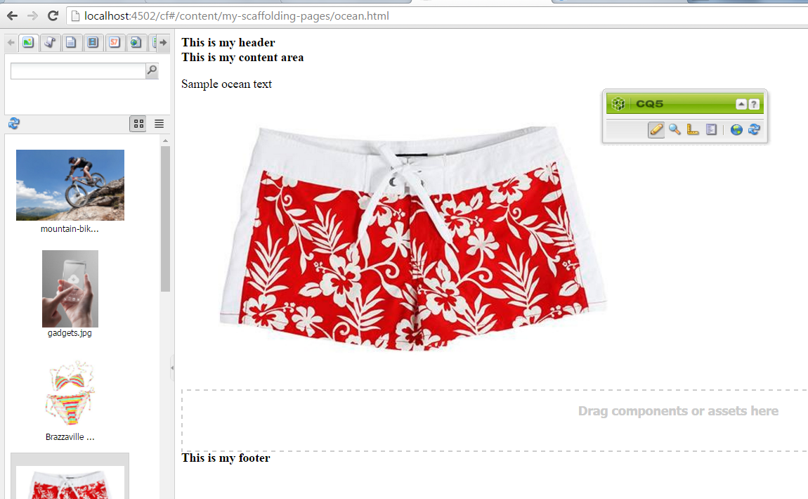 Experiencing Adobe Experience Manager (AEM, CQ) AEM CQ 561 Working
