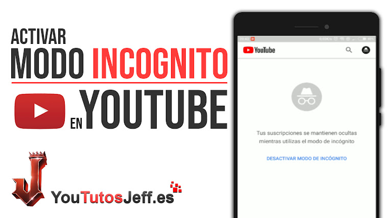 Nueva Función de Youtube - Activar Modo Incógnito