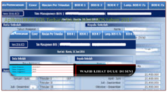 Download Aplikasi RKAS BOS Terbaru Sesuai Juknis BOS Tahun