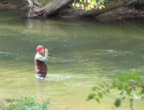 fly fishing Pere Marquette River