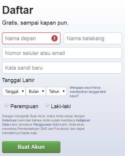 Daftar Akun Facebook Baru di Yahoo | Bikin Facebook Baru Lewat Yahoo