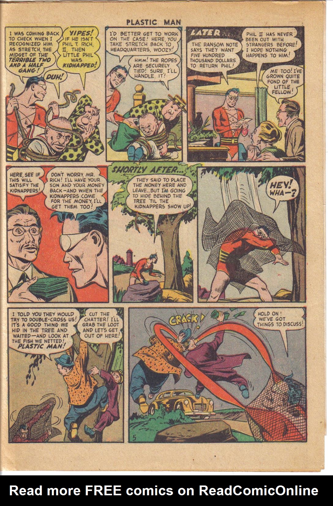 Read online Plastic Man (1943) comic -  Issue #33 - 31