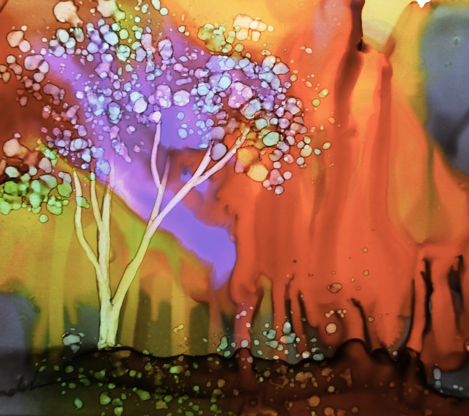 Alcohol Inks on Yupo: How to paint with Alcohol Inks