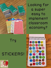 sticker classroom economy