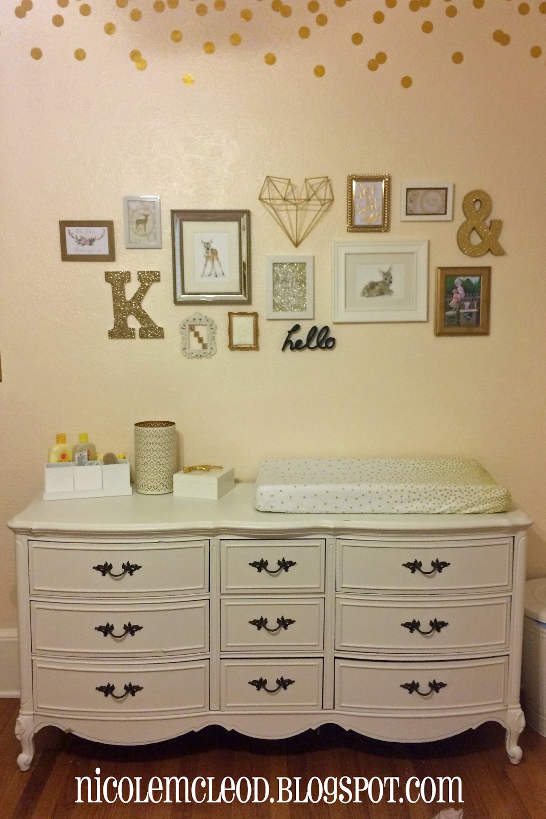 Blush gold nursery: blush and gold nursery. ... remember…blush ...