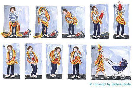 El porteo me cambio la vida. Imagen: Bettina Bexte