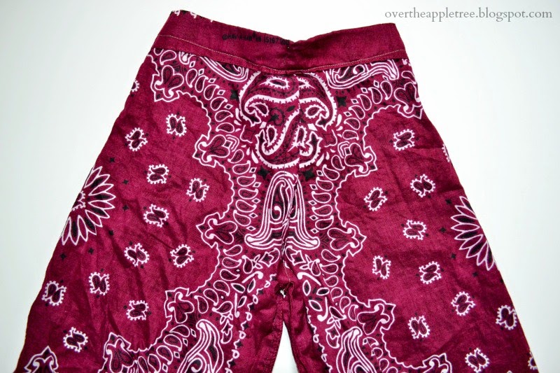 Bandanna Pants by Over The Apple Tree
