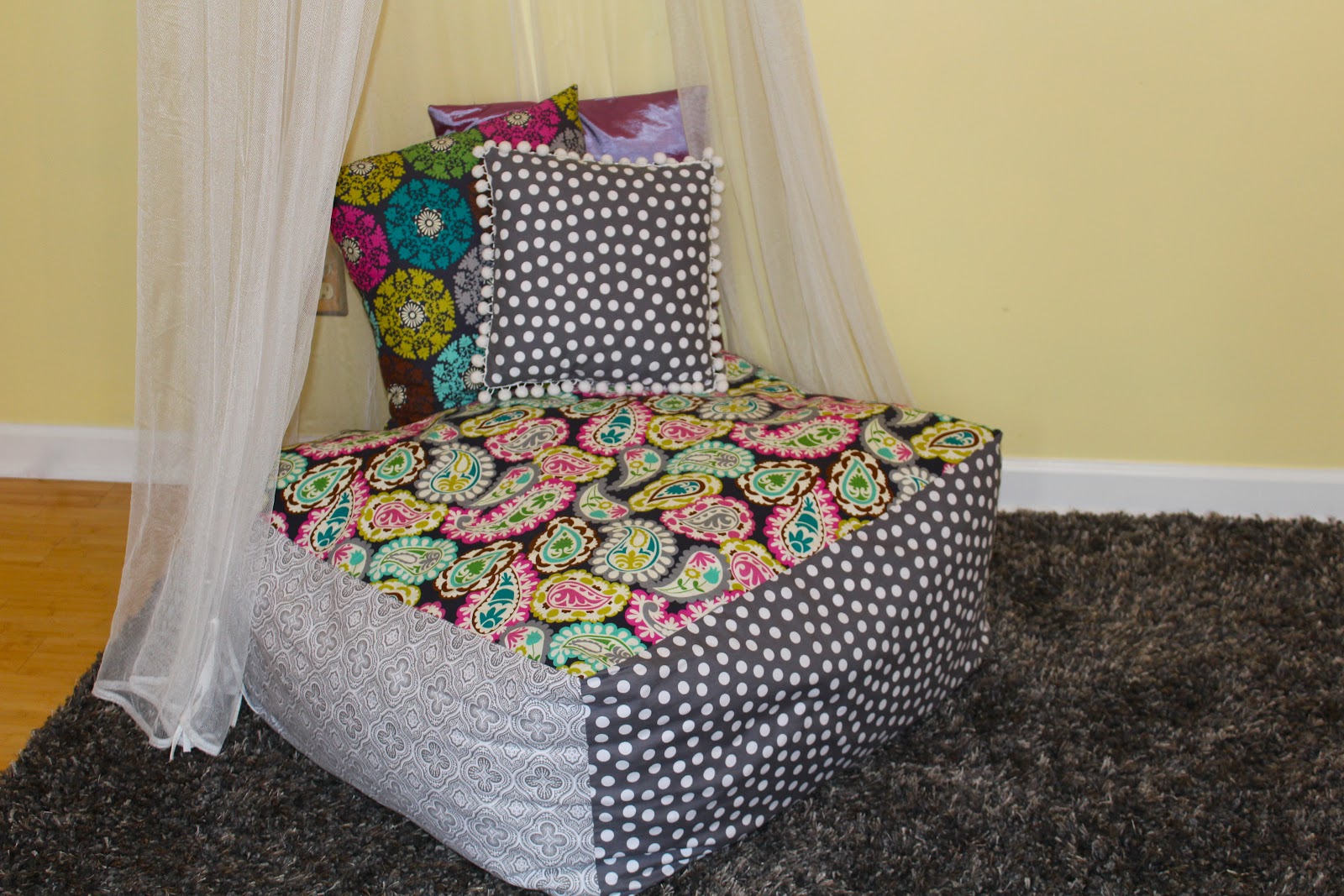 AntsiPants Square Bean Bag Chair