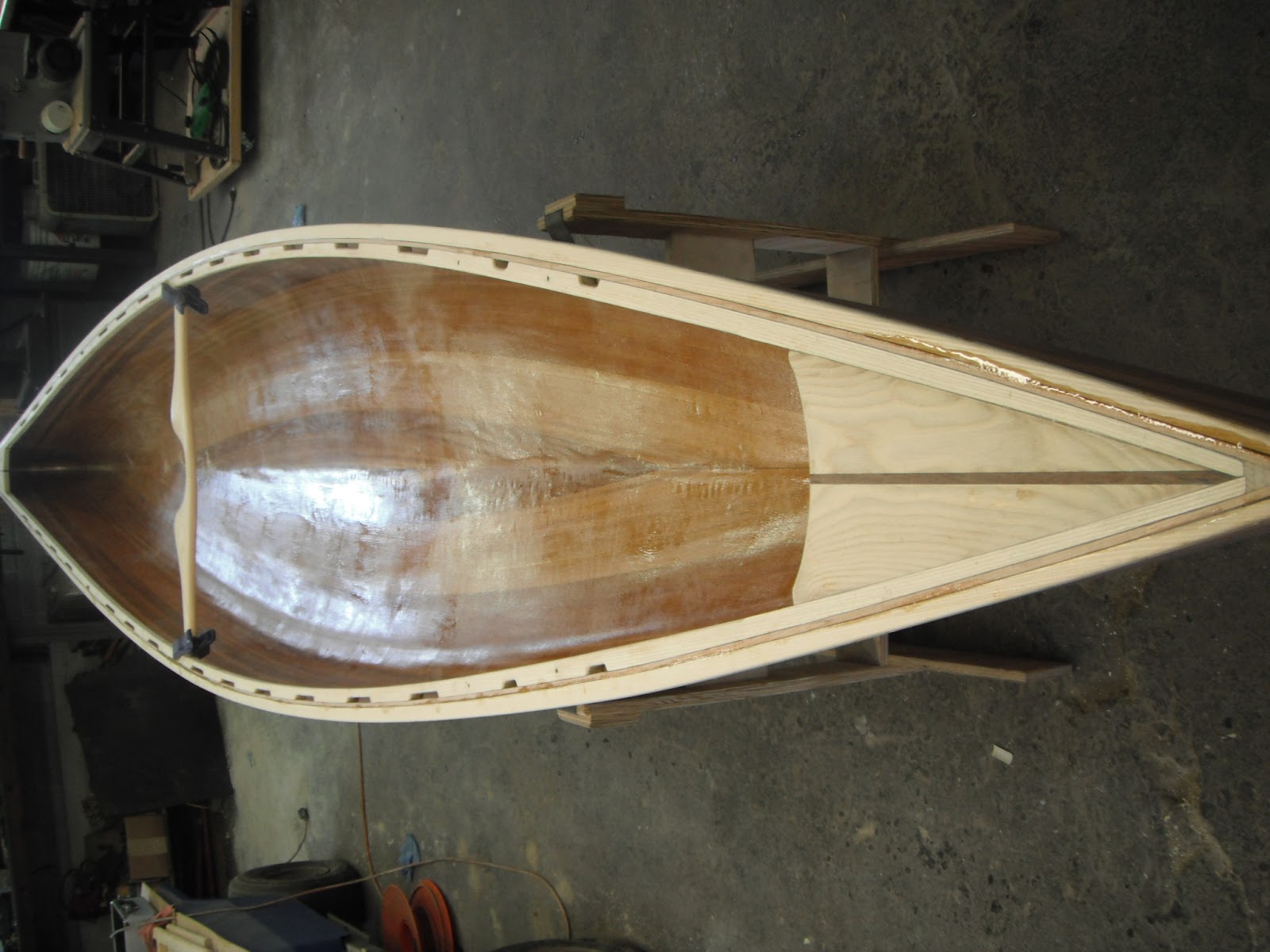 Wooden gunwales canoe Velera