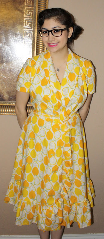 Through the Alley: Lemon Tie Dress!!!