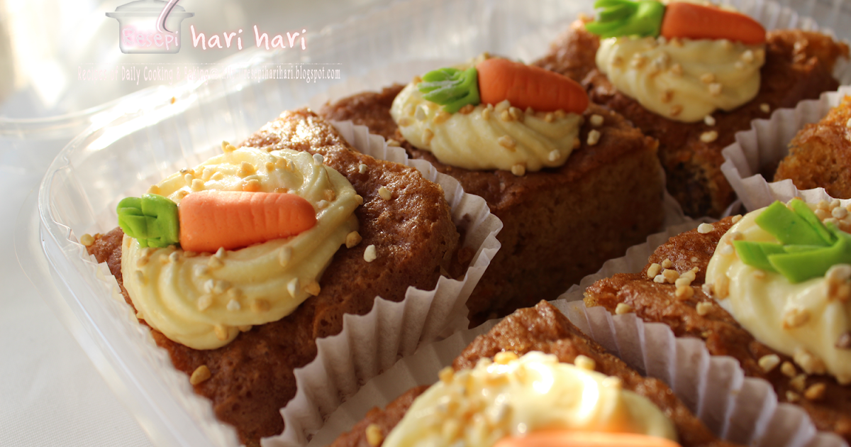 Resepi Carrot Cake Kukus Mudah - Rasmi Suc