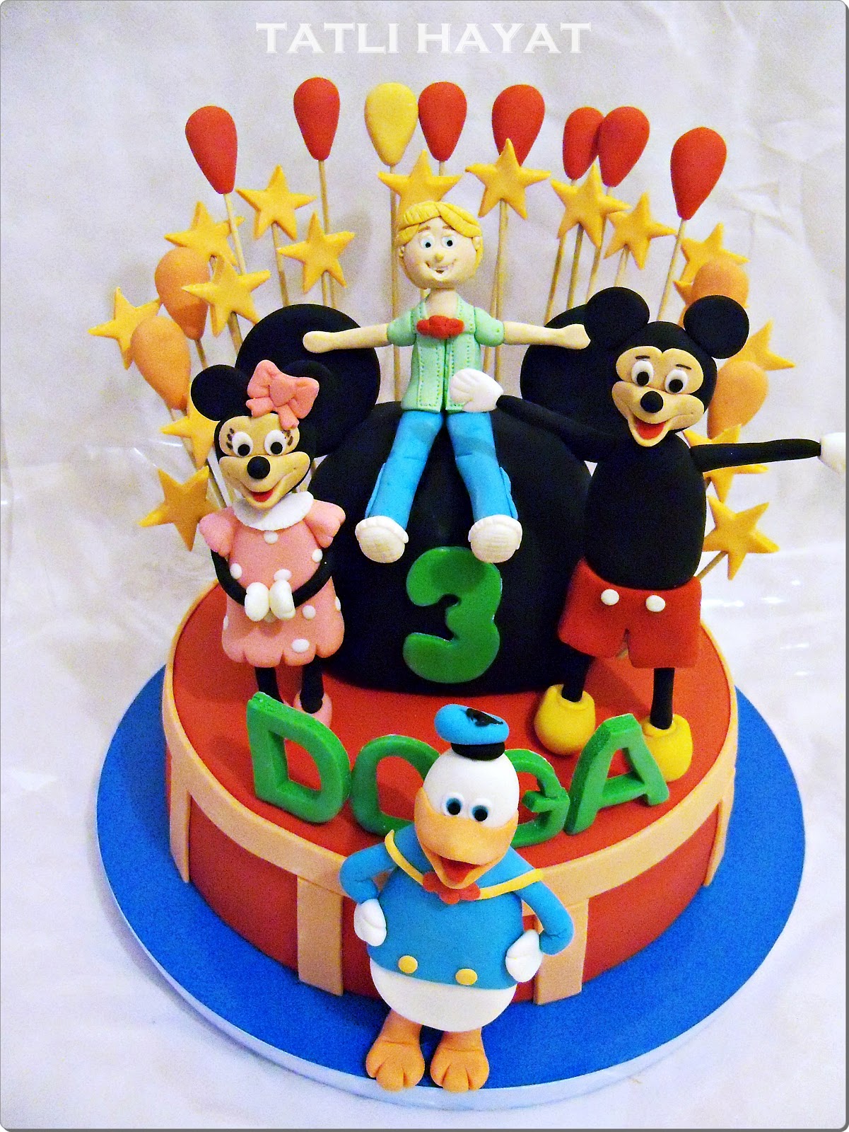 TATLI HAYAT PASTA TASARIM MICKEY MOUSE PASTA