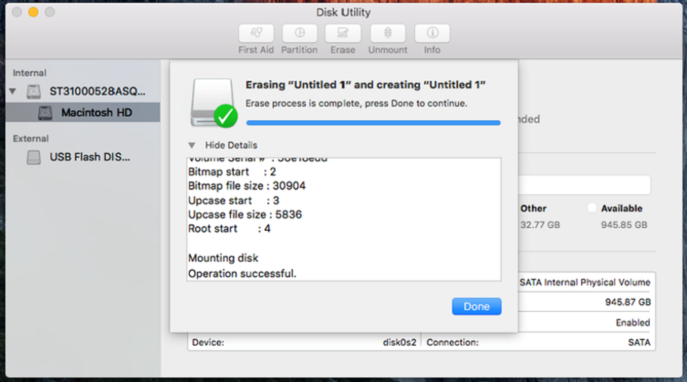 how to format apple drive