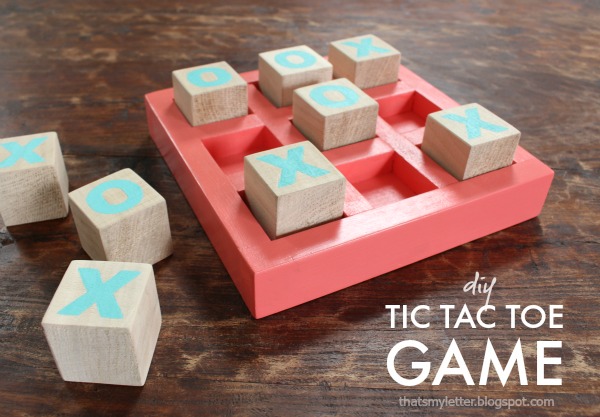 DIY Tic Tac Toe Game from Wood Scraps - DIY Inspired