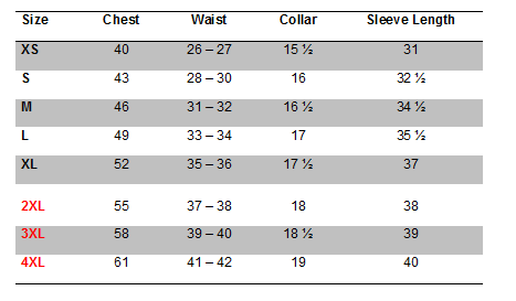 16 Plus Size Chart