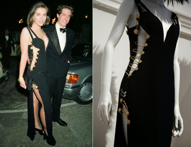 gianni versace safety pin dress