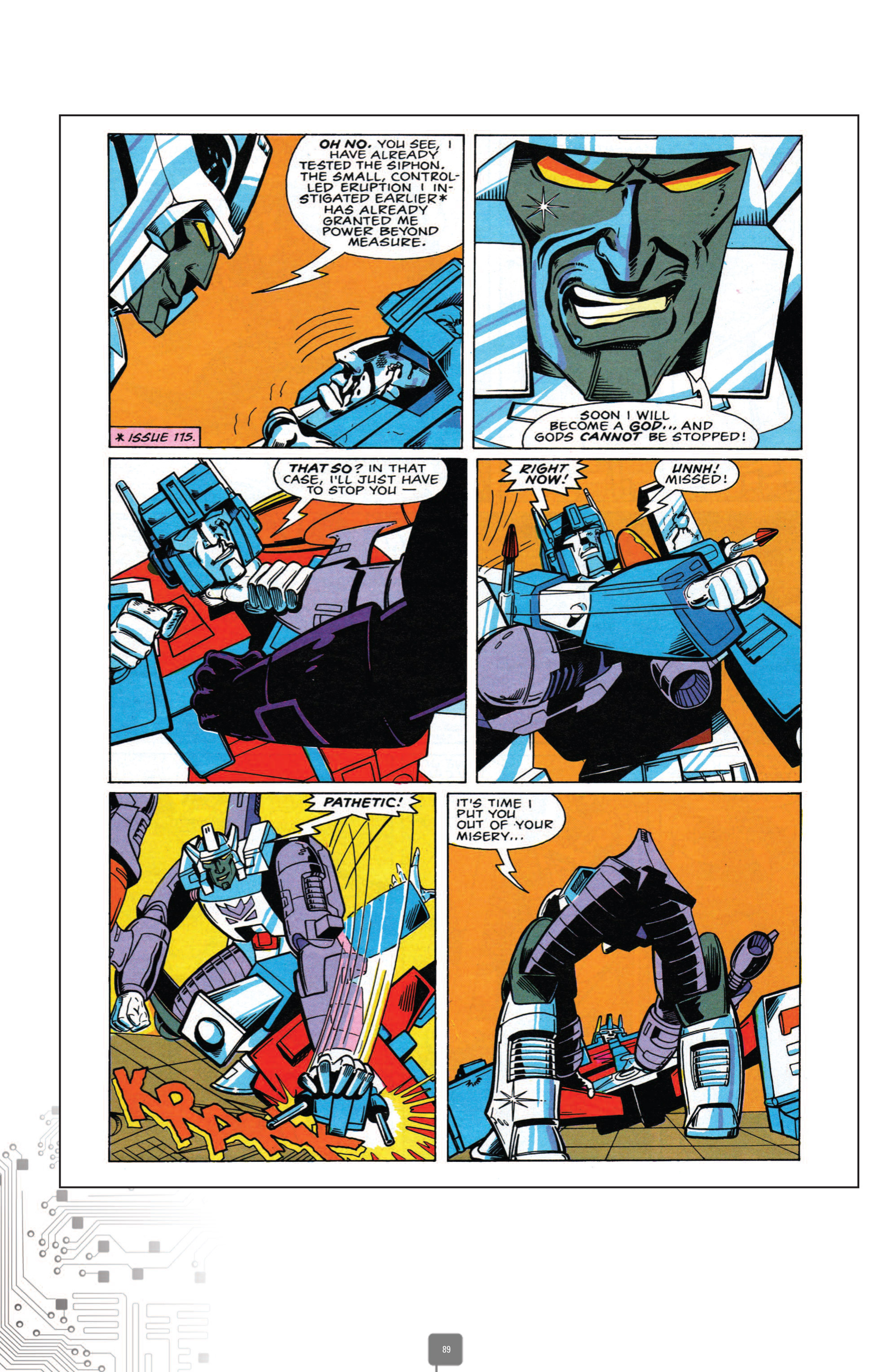Read online The Transformers Classics UK comic -  Issue # TPB 4 - 89