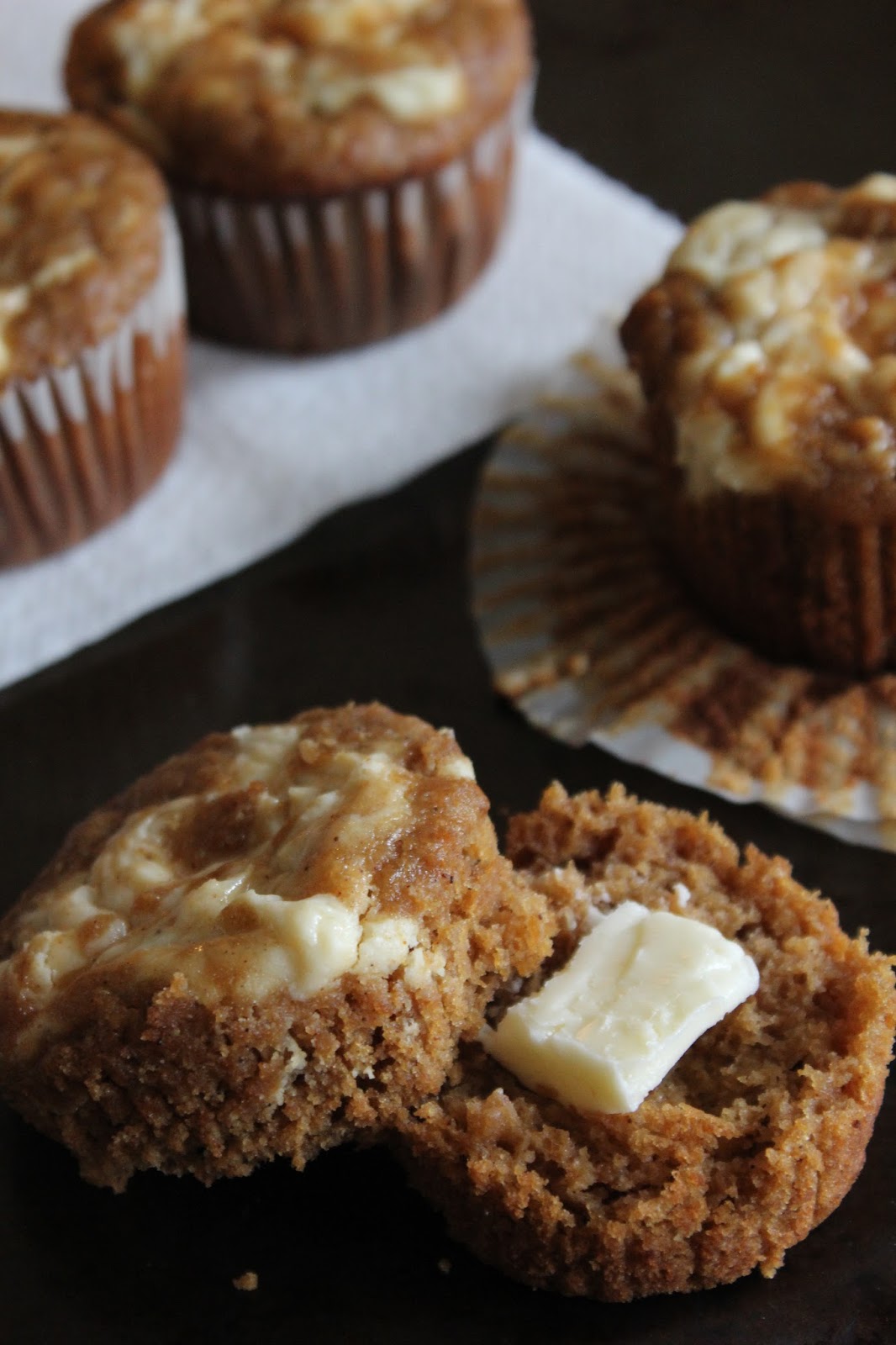 Gluten Free Pumpkin Cream Cheese Swirl Muffins Healthy For Good