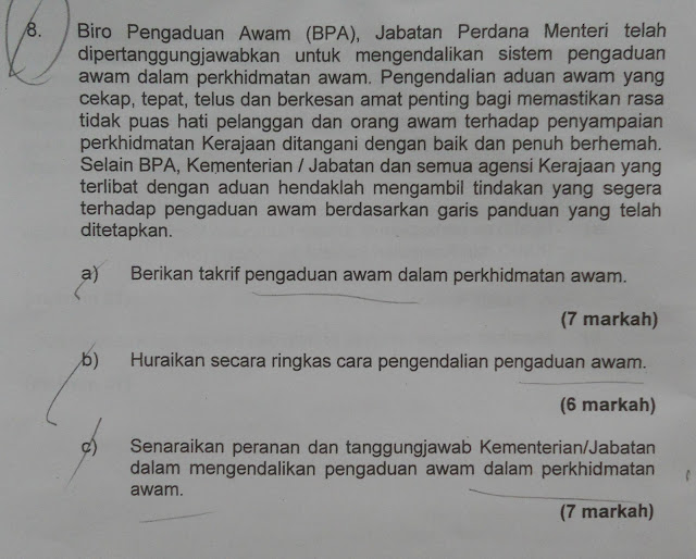 Yang Comel.... It's Me.. !!! Koleksi Soalan KPSL Bahagian II 3001B (2012)