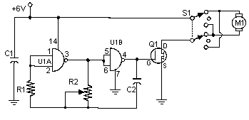 Speed Control of DC Motor PWM Circuit Diagram