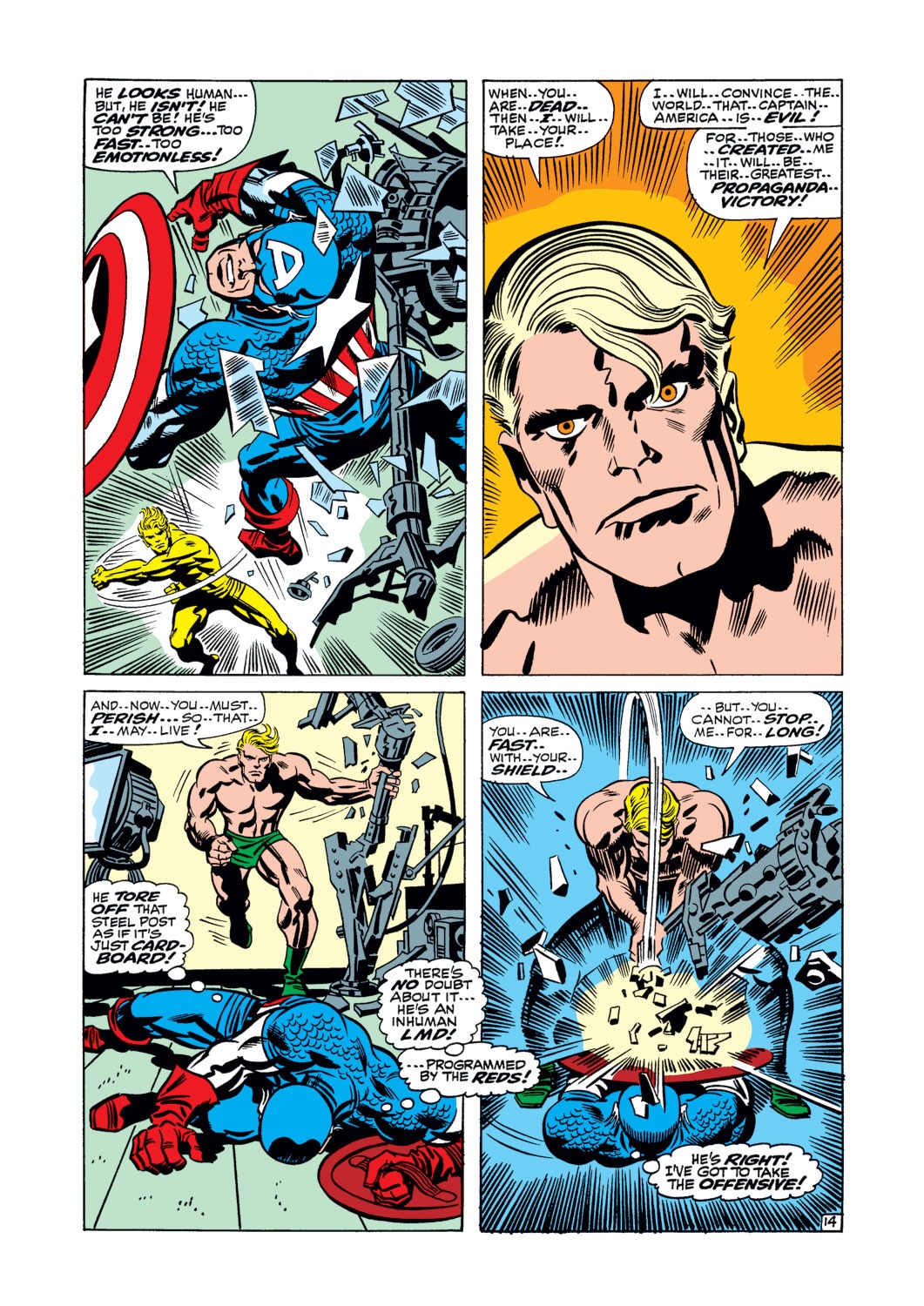 Read online Captain America (1968) comic -  Issue #106 - 15