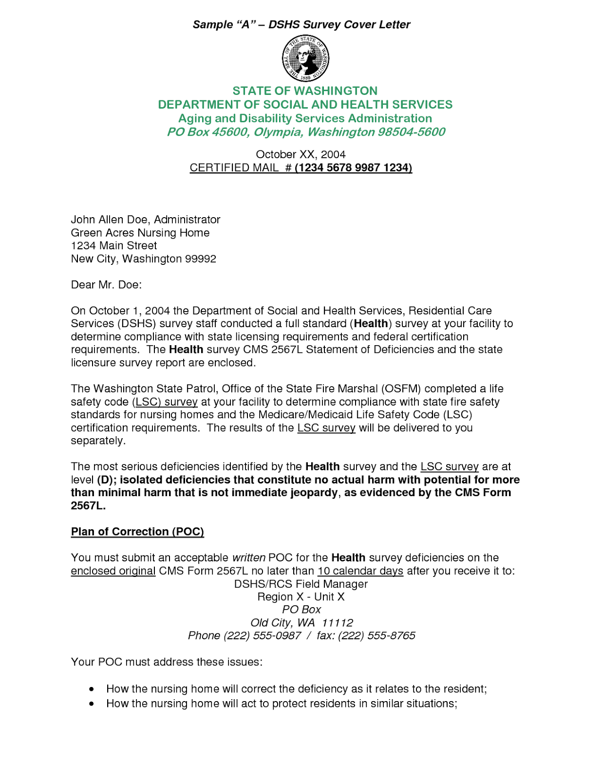 Cover letter for questionnaire dissertation