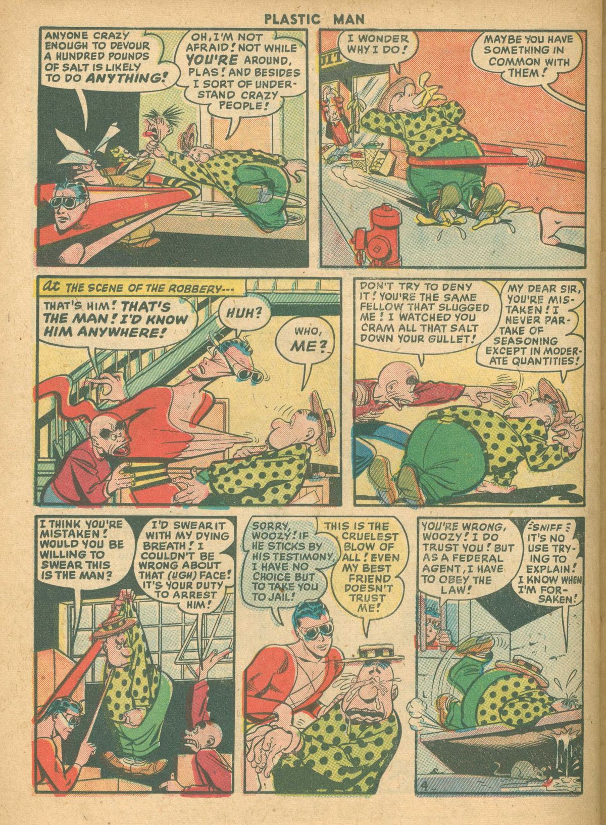 Read online Plastic Man (1943) comic -  Issue #21 - 26