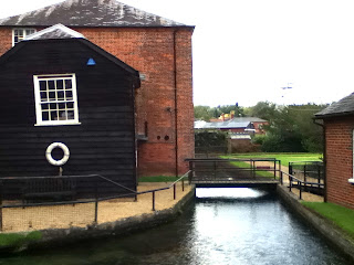 Whitchurch water wheel silk weaving mill textiles river test hampshire