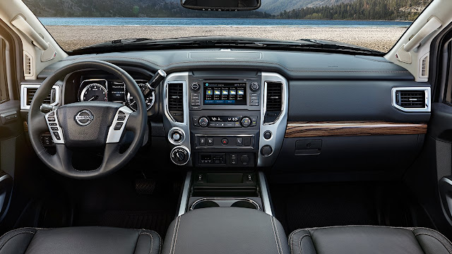 2017 Nissan Titan interior Interior view of 2017 Nissan Titan