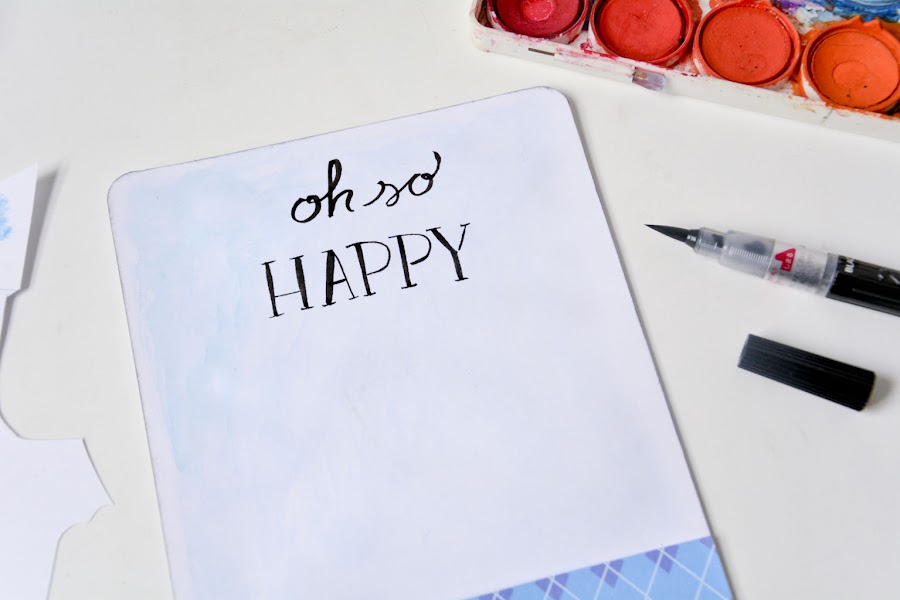 Hojas interiores con lettering