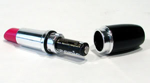 Вибратор Помада TOYFA Black&Red , красная 905011-9 - TOYFA - Вибрирующие пули - Купить