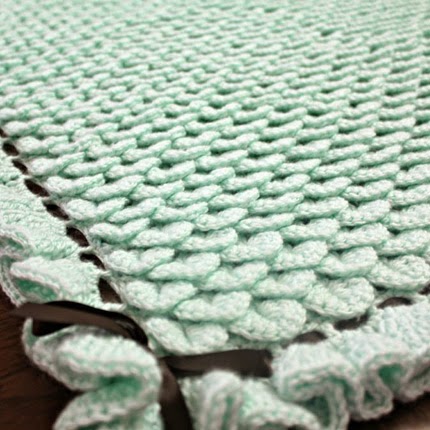Free Crocodile Stitch Baby Blanket Pattern