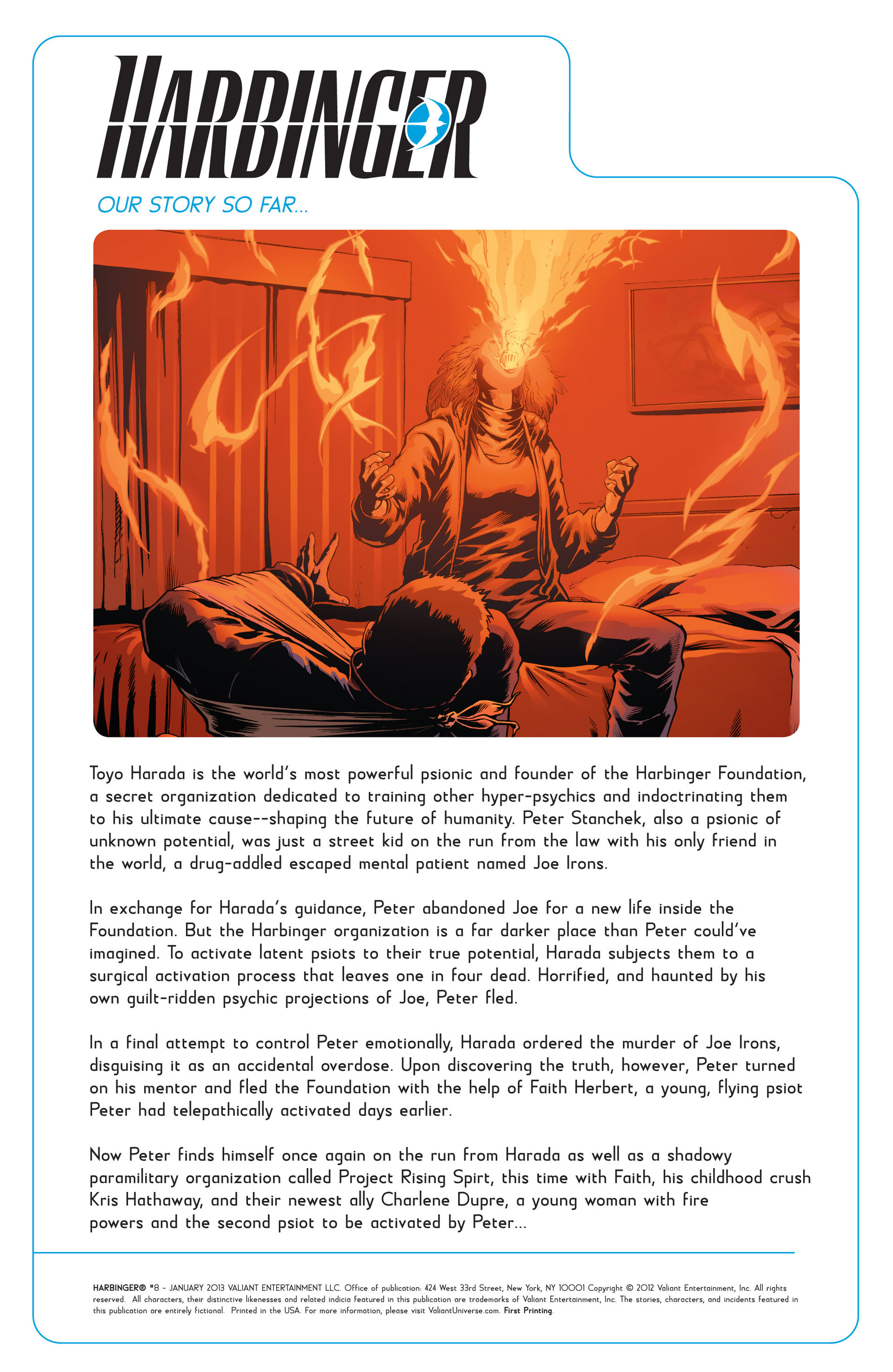 Read online Harbinger (2012) comic -  Issue #8 - 2