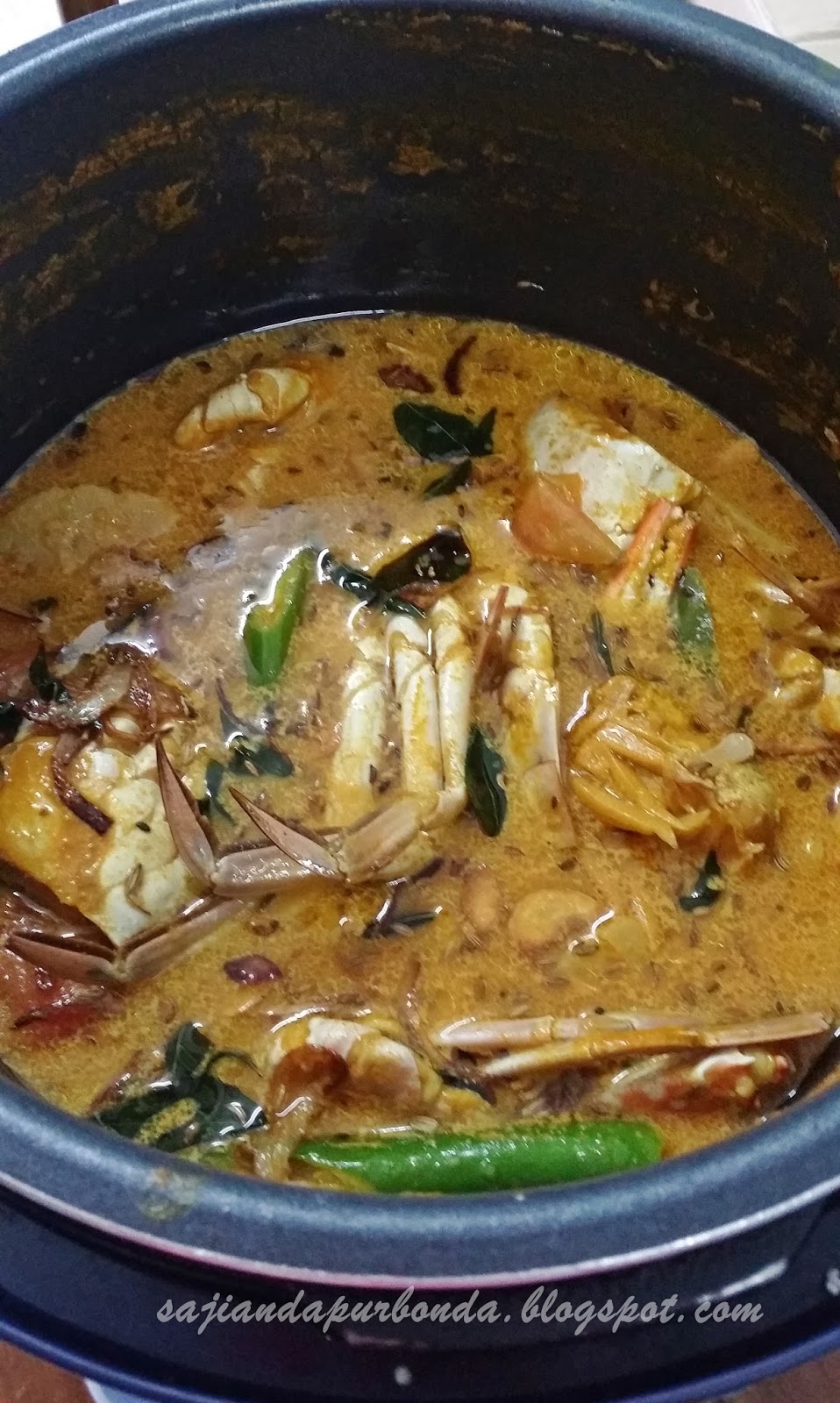 Kitchen Mak Tok Sajian Dapur Bonda Kari Ketam Dengan