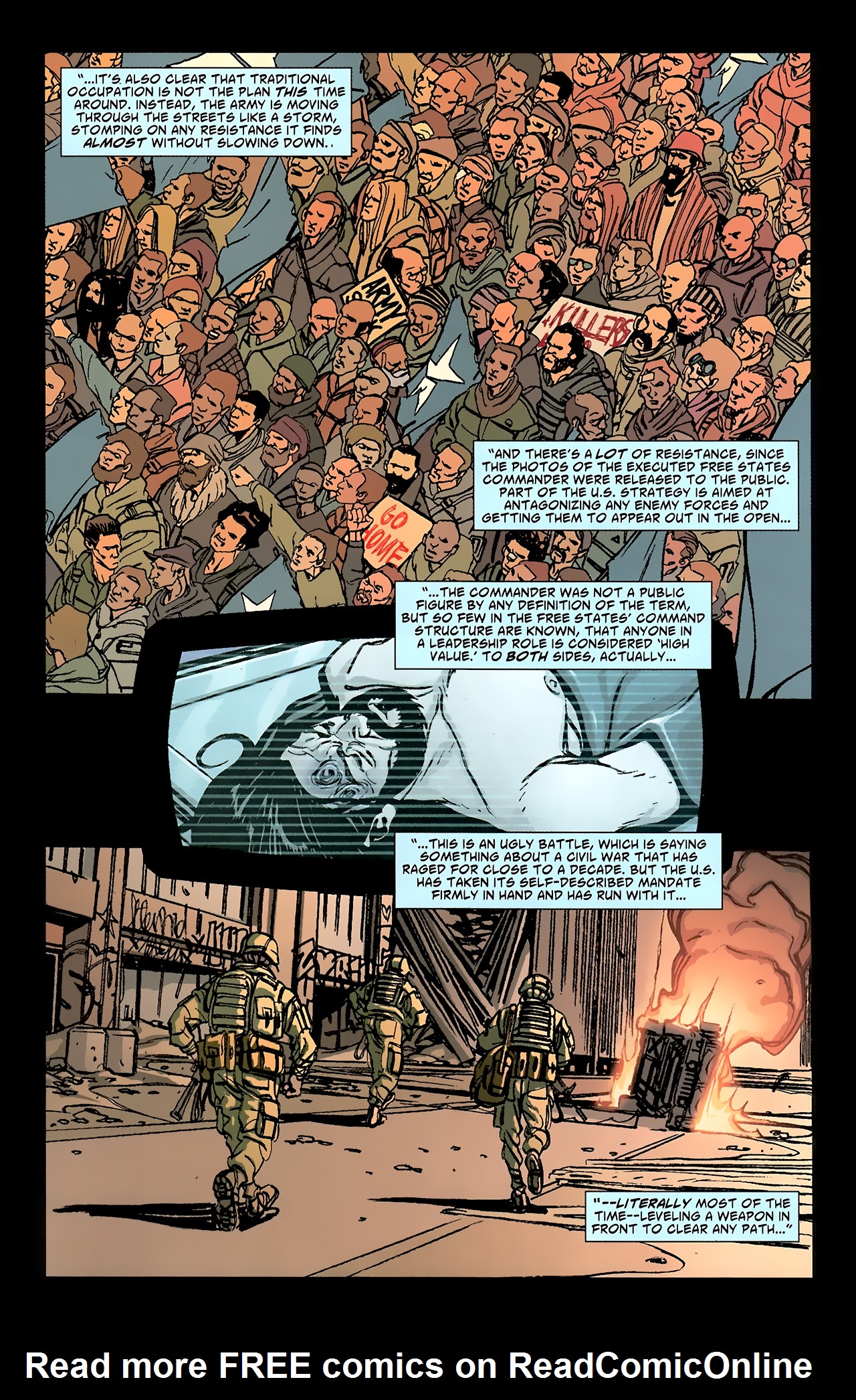 Read online DMZ (2006) comic -  Issue #65 - 3