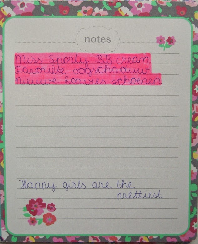 Beauty by Diede: To do and blog notes