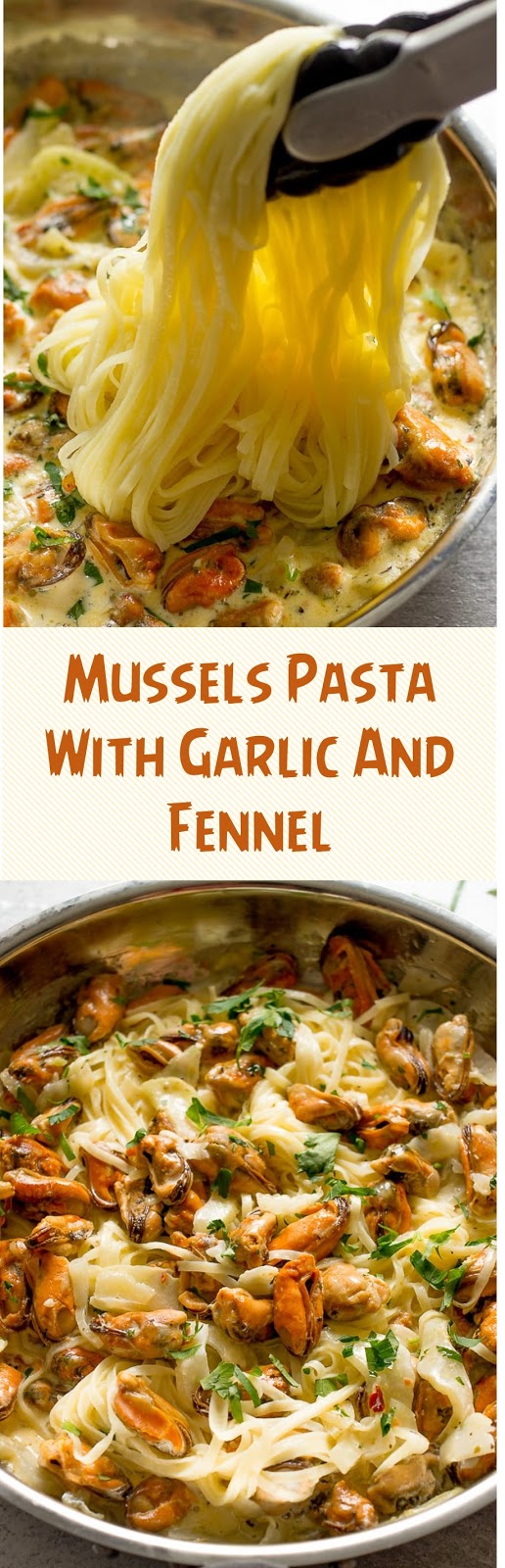 Mussels Pasta With Garlic And Fennel