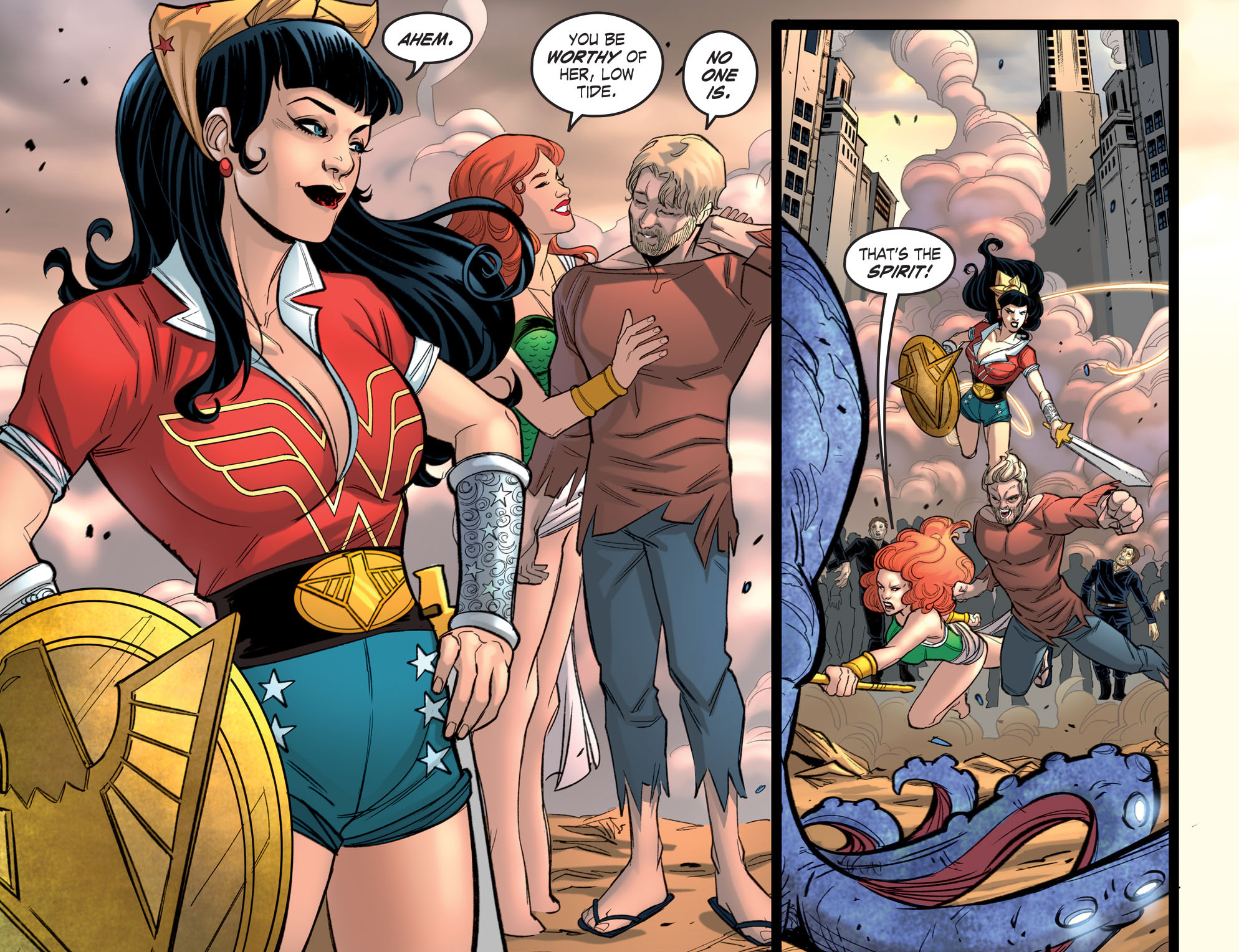 Read online DC Comics: Bombshells comic -  Issue #32 - 14
