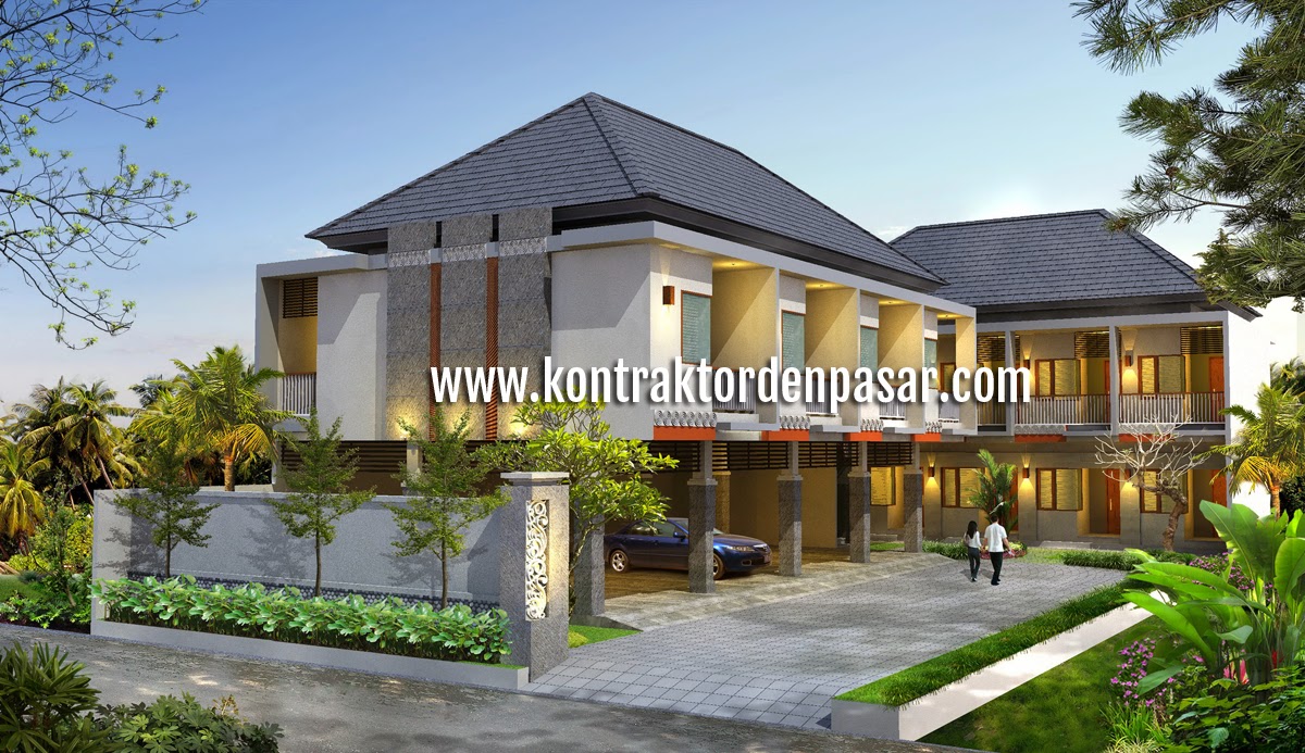 Kontraktor Rumah  di Denpasar Desain  Kos  kosan  Minimalis 