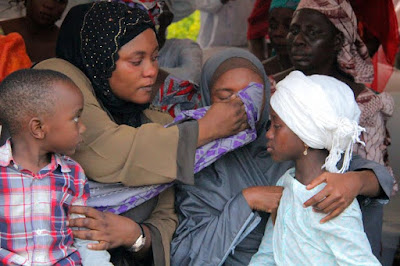 3 Photos: Aisha Buhari, Toyin Saraki, Zahra Buhari, others at the funeral of the fallen heroes