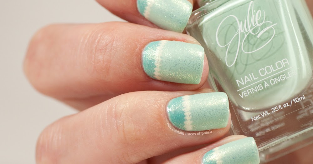 5. Silver and Mint Green Floral Nail Art - wide 7