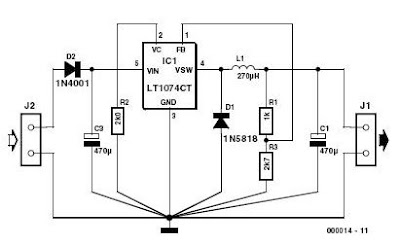 3 Volt Car Adapter - Electronic Circuit