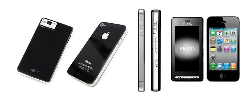 Apple iPhone 4 is a direct copy of the LG Prada phone