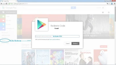 Cara Redeem Google Play Gift Card Menggunakan Voucher Unipin